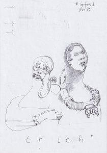 Er/Ich,Painting by Rayk Goetze