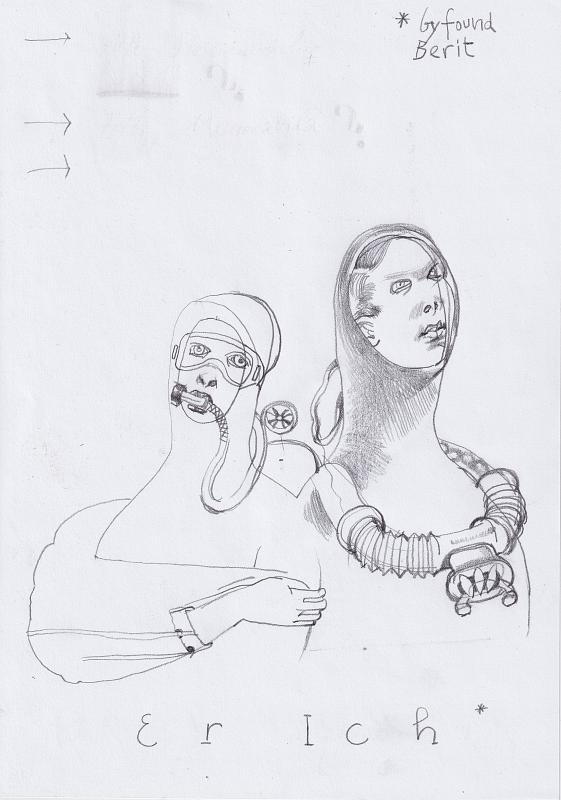 Er/Ich, Painting by Rayk Goetze