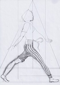 Schritt,Painting by Rayk Goetze
