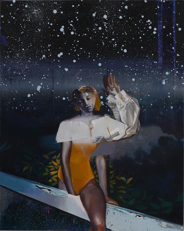Traumabwehr, Painting by Rayk Goetze