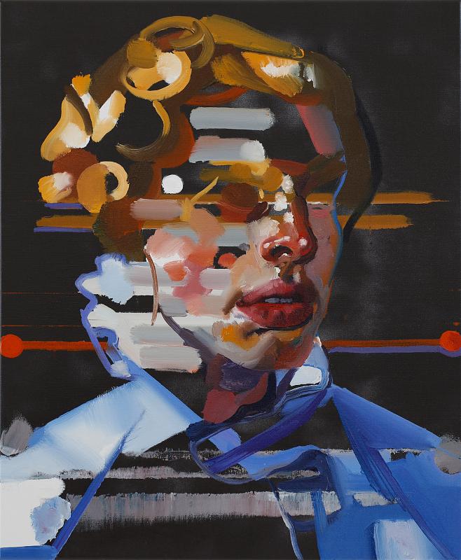 Triple Two, Painting by Rayk Goetze