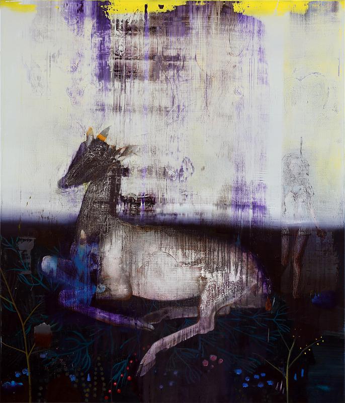Wesen (Study), Painting by Rayk Goetze