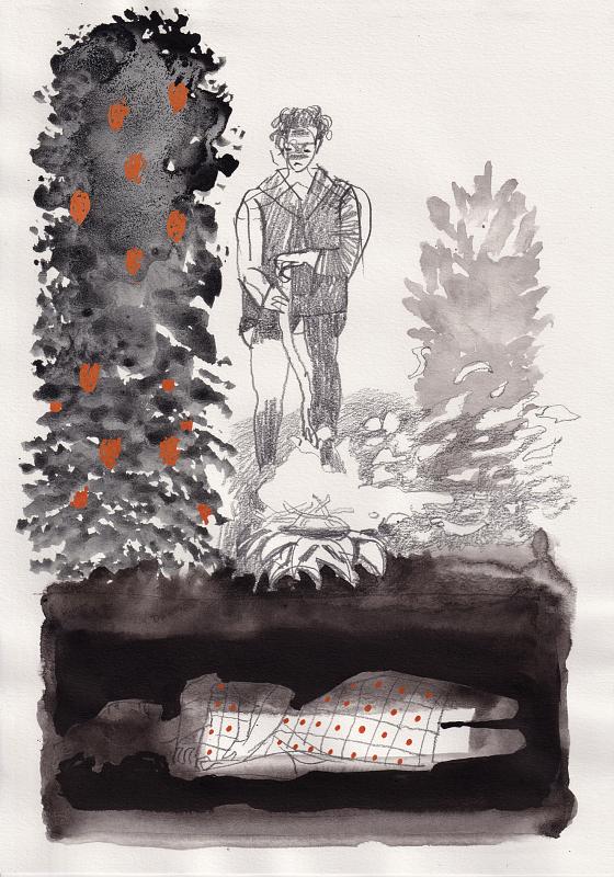 Fireplace, Painting by Rayk Goetze