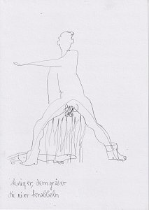 Krieger (Study),Painting by Rayk Goetze