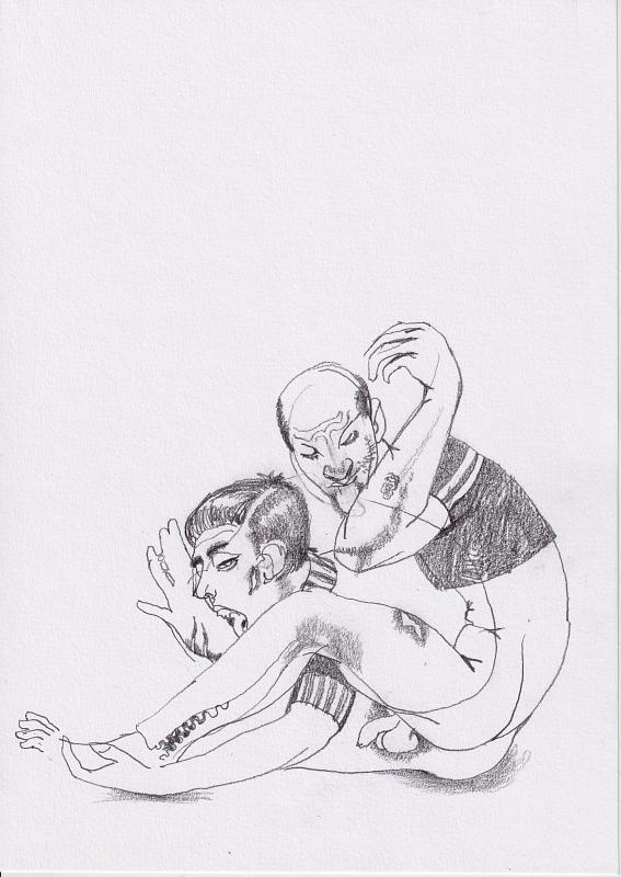 LickYourWounds, Painting by Rayk Goetze