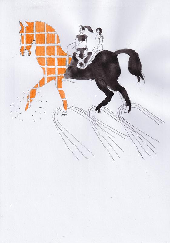Study for Option Pink, Painting by Rayk Goetze