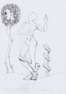 Am Fuße (Study6),Painting by Rayk Goetze