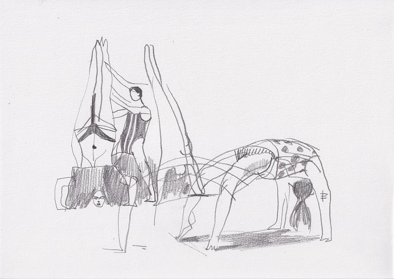 Meute (Study1), Painting by Rayk Goetze