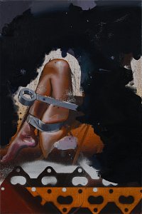 Bindungsangst,Painting by Rayk Goetze