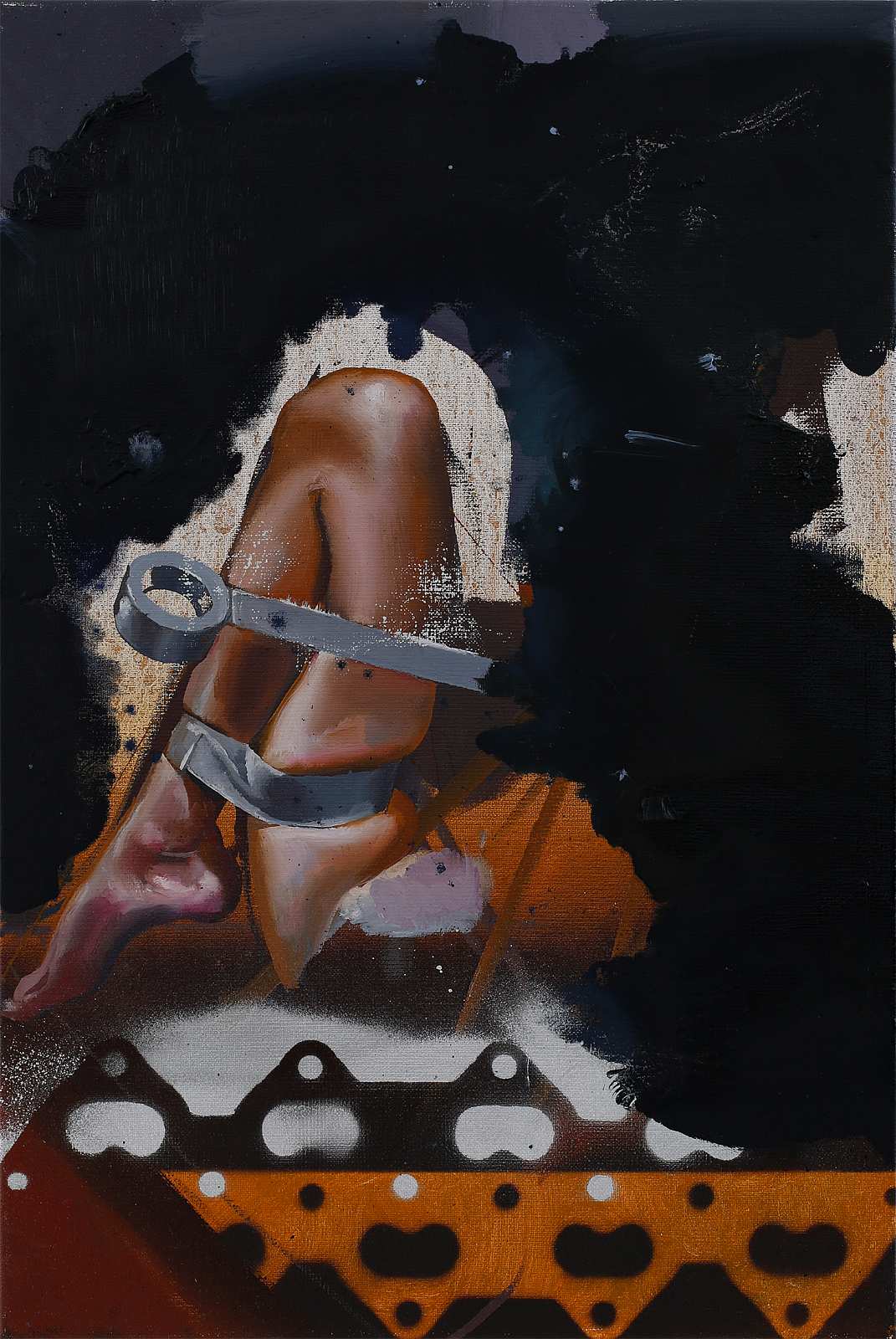 Bindungsangst,Painting by Rayk Goetze