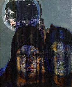 Dark Riders,Painting by Rayk Goetze