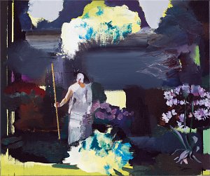 Garden (Study),Painting by Rayk Goetze