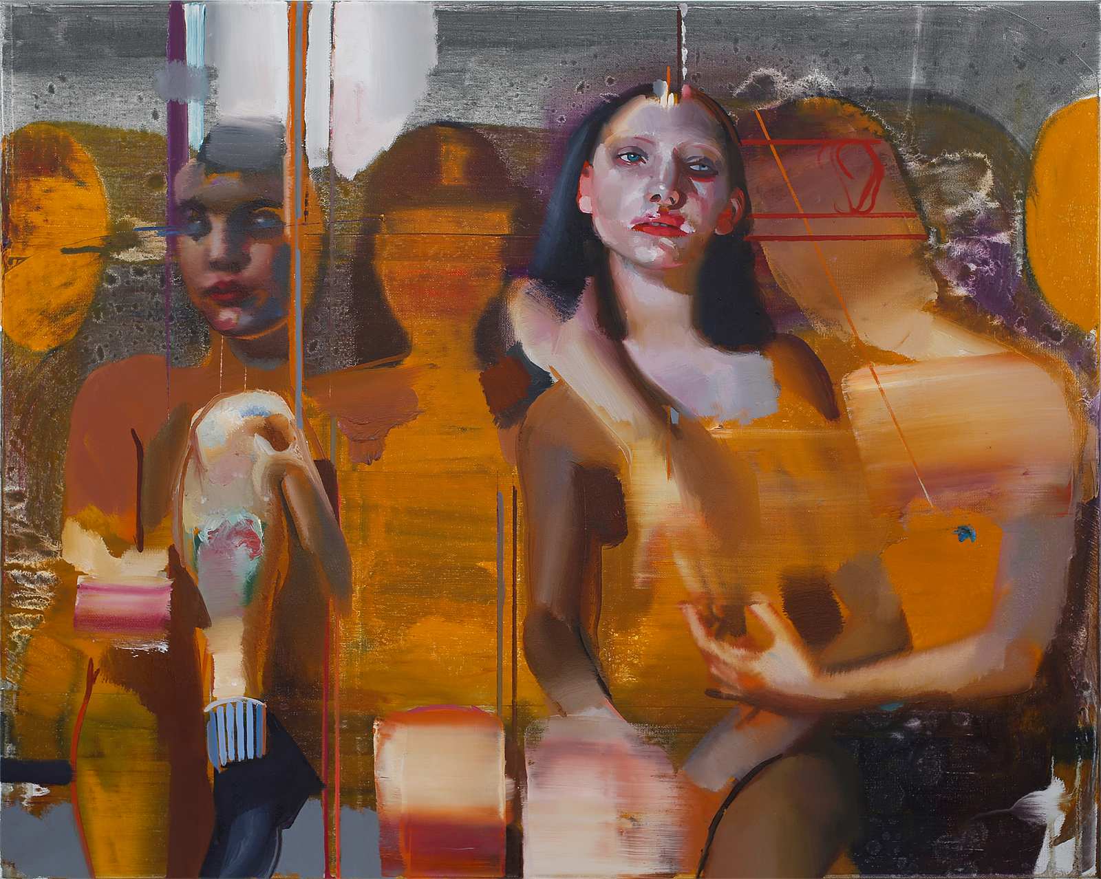 Gruppe 1,Painting by Rayk Goetze