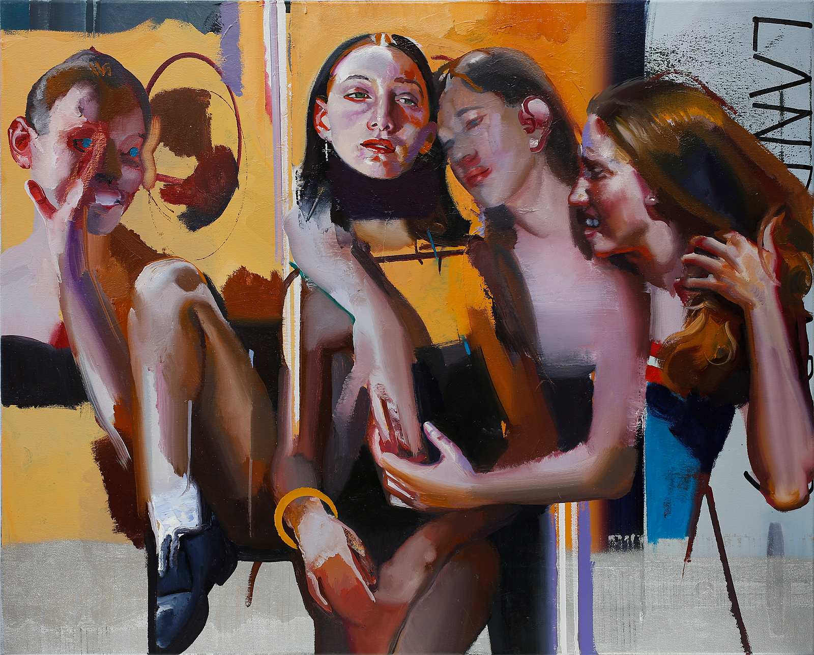 Gruppe 2,Painting by Rayk Goetze