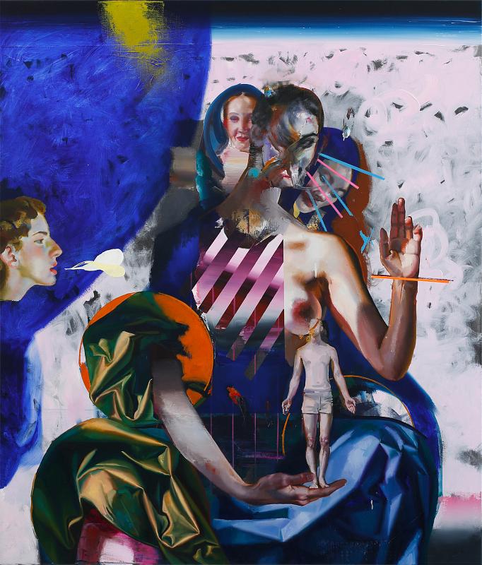 Hoheit Vier, Painting by Rayk Goetze