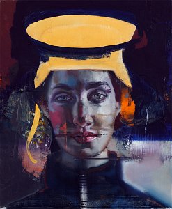 Pearl Diver 2,Painting by Rayk Goetze