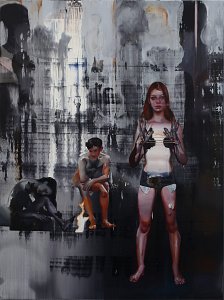 The Game (Feuerstätte),Painting by Rayk Goetze