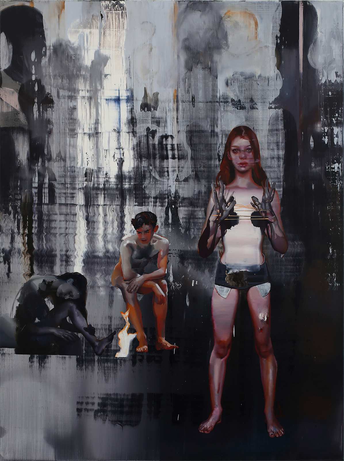 The Game (Feuerstätte),Painting by Rayk Goetze