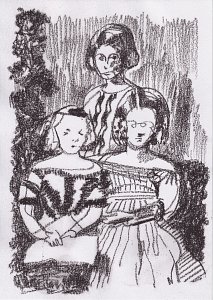 Die Schwestern,Painting by Rayk Goetze