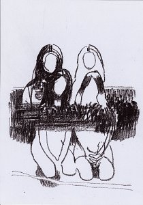 Quartett 3,Painting by Rayk Goetze