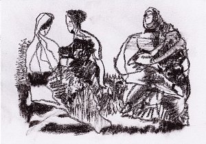 Triple 3,Painting by Rayk Goetze