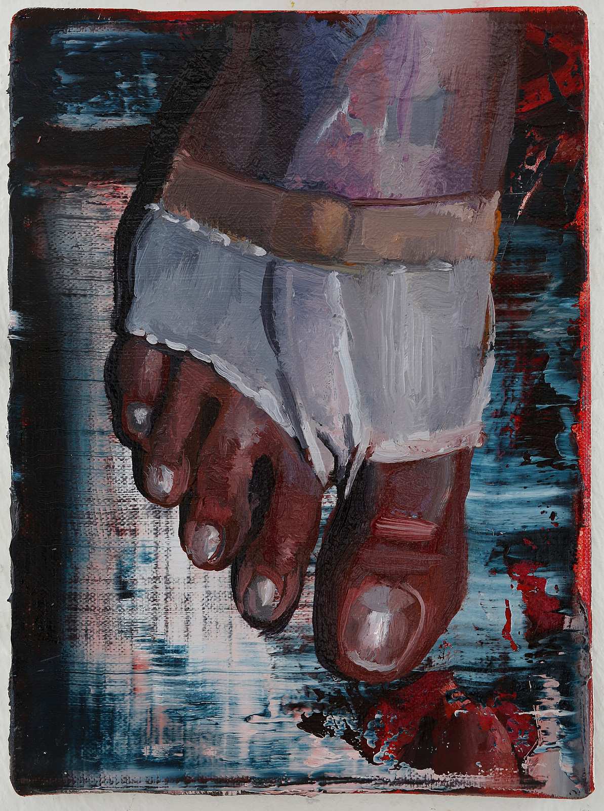 Fuß,Painting by Rayk Goetze