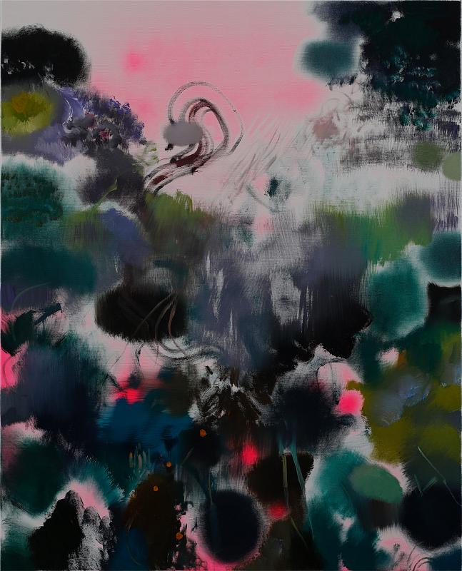 Garden Early, Painting by Rayk Goetze