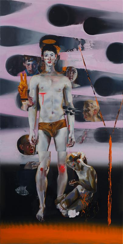 Geschwader, Painting by Rayk Goetze