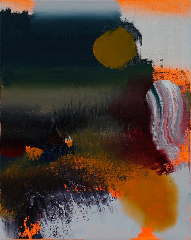 Landschaftsstudie 1, Painting by Rayk Goetze