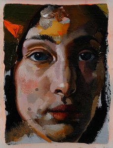 Portrait N°5,Painting by Rayk Goetze