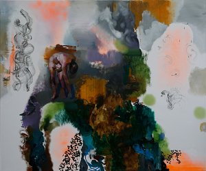 Seltene Moose (Zwo),Painting by Rayk Goetze
