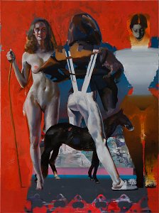 Verabreitung,Painting by Rayk Goetze