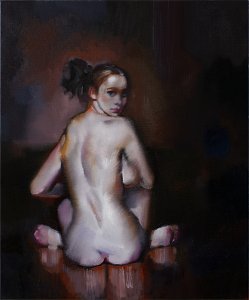 Wendung (2),Painting by Rayk Goetze