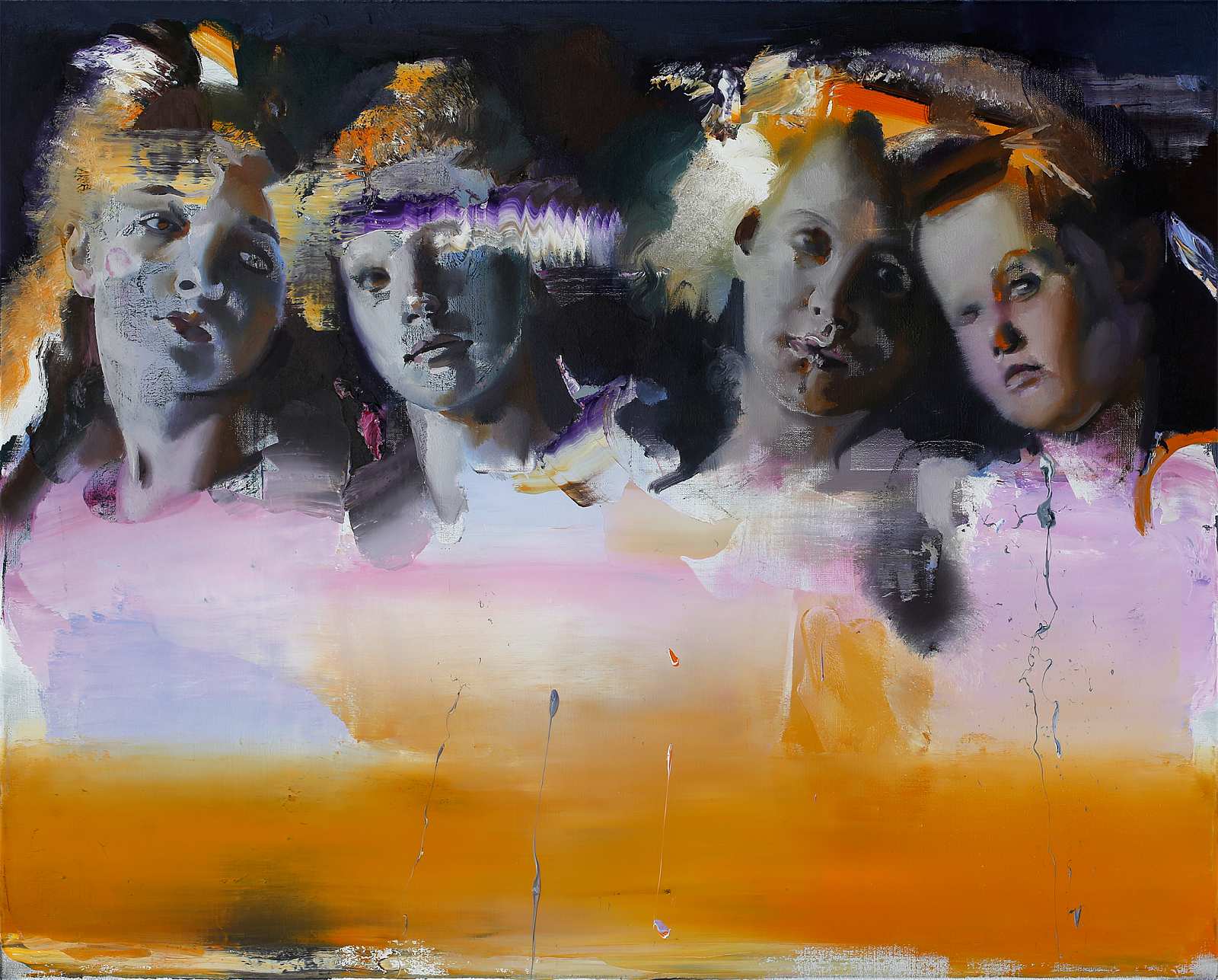 Zarens Töchter,Painting by Rayk Goetze