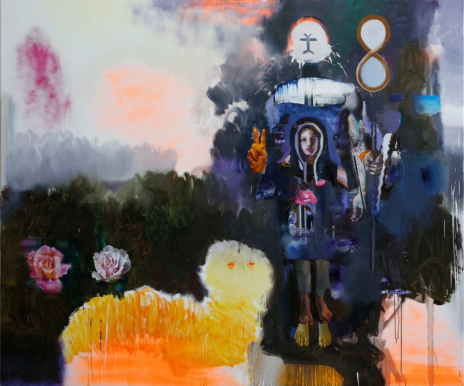 Zuflucht,Painting by Rayk Goetze