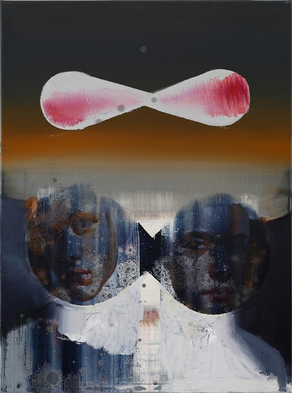 Zugang, Painting by Rayk Goetze