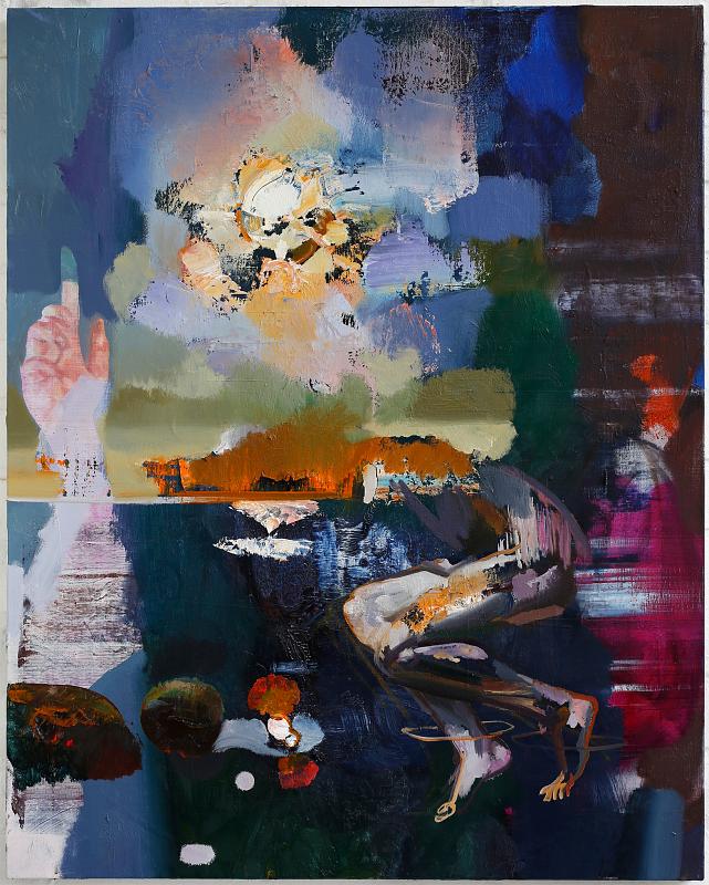 Denker (Study), Painting by Rayk Goetze