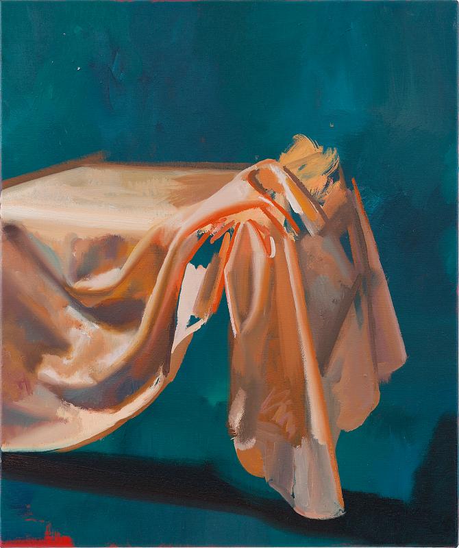 Drapery (Study), Painting by Rayk Goetze