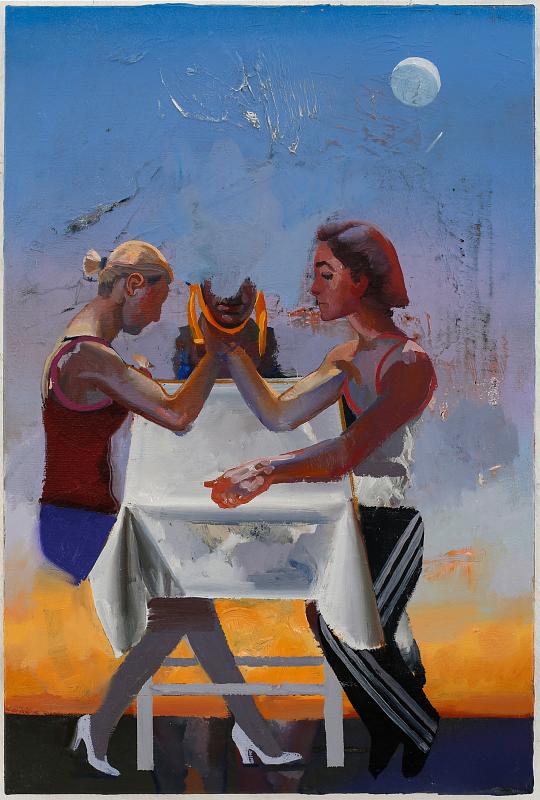 (Kontakt), Painting by Rayk Goetze