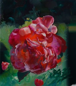 Rose 1,Painting by Rayk Goetze