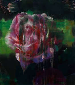 Rose 3,Painting by Rayk Goetze