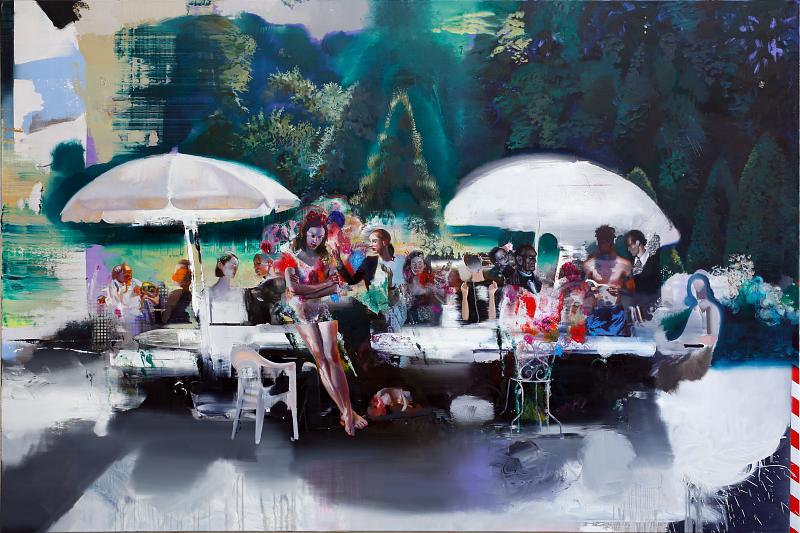 Tafelbild, Painting by Rayk Goetze