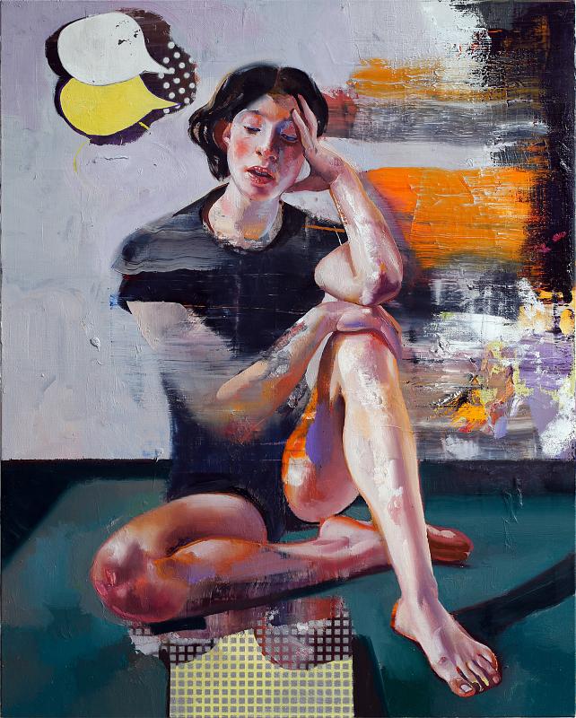 The Thinker (1), Painting by Rayk Goetze