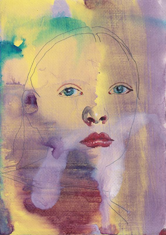 Agnes, Painting by Rayk Goetze