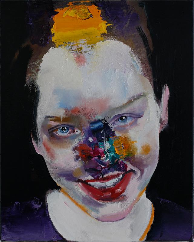 Anlitz (1), Painting by Rayk Goetze