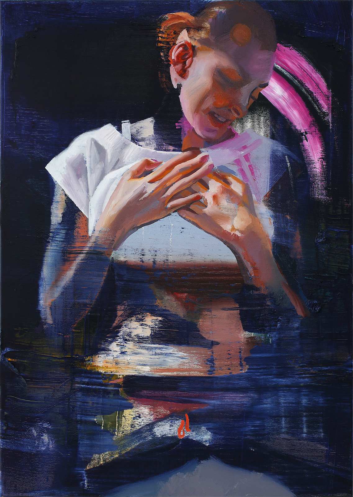 Bad Mad (Study),Painting by Rayk Goetze