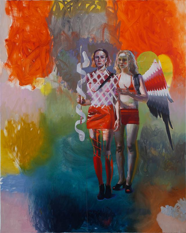 Eskorte, Painting by Rayk Goetze