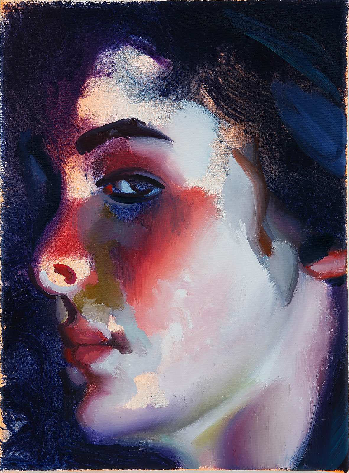 Miss Henson (2),Painting by Rayk Goetze