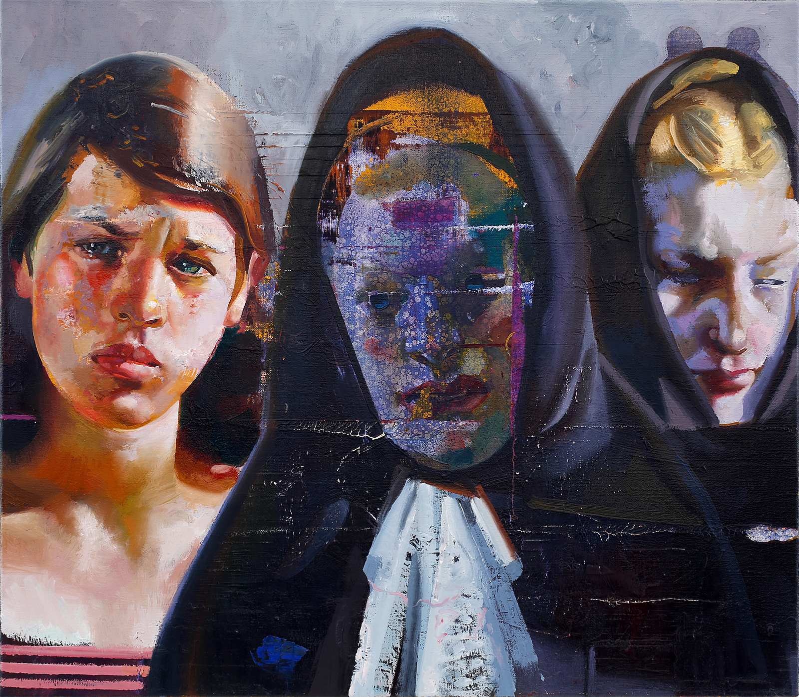 Painter's Funeral,Painting by Rayk Goetze