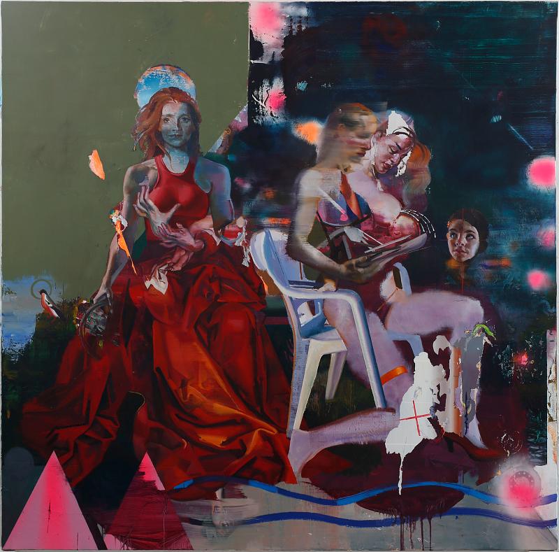 Quelle, Painting by Rayk Goetze